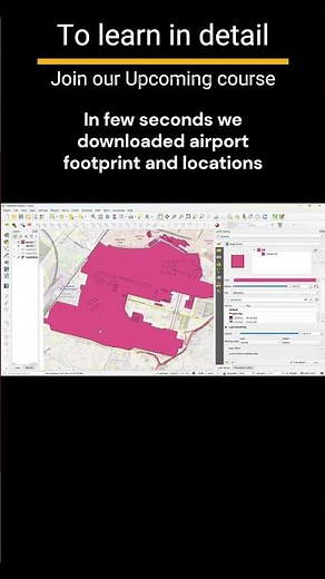 QGIS shots by Quest GIS #learninaminute: Airport Data with QuickOSM: Travel Maps, Fast!”