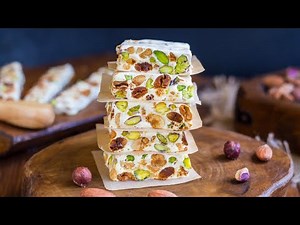 🍮 Turron - Spanish dessert recipe. How to make nougat with nuts?