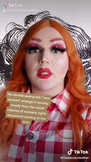 #gibsongirl #vintage #history #historylesson #dragqueen #drag #wendyweather #historytok #edutok #vintagefashion #edwardianera #gibson #mua