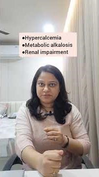 Hypercalcemia | Milk Alkali Syndrome #clinical #mcq #calcium #viral#fypシ