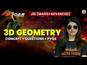 3D Geometry | JEE 2025 | All Concepts And Questions | Namrata Ma'am
