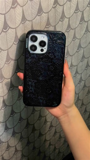 ✨ Add some mystique to your phone with the with the 📱 Tortoise phone grip and the Black Lace phone case from our 🌘 Dark Romance collection...yes, they are MagSafe 🧲 | PopSockets