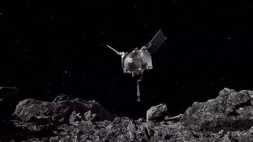 Researchers reveal giant 74-ton, 1,600-foot-wide Earth-bound asteroid Bennu is brimming with life molecules