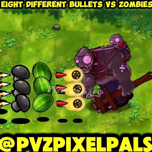 The Octa-Bullet Test vs The Zombies #pvz #pvz2 #youtubeshorts #shorts