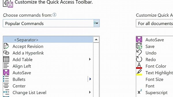 How to Add Find Button to Quick Access Toolbar in MS Word