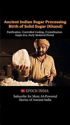 How Ancient India Invented Sugar Crystals (Khand) | From Juice to Crystals #ancientindia