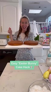 42K views · 605 reactions | Easy DIY Easter Bunny Cake The perfect dessert for Easter!! | At Home With Shannon | Facebook