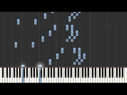 Variations On The Kanon By Pachelbel George Winston [Piano Tutorial] Synthesia