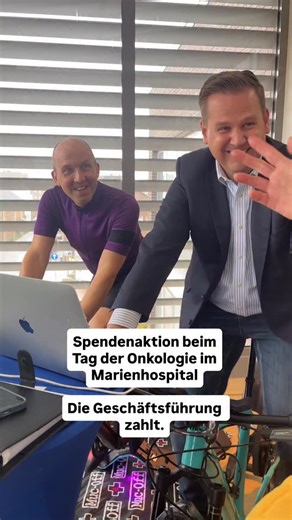 Spendenaktion beim Tag der Onkologie im Marienhospital @marienhospitalwesel_pflege @marienhospitalwesel_kreisssaal @prohomine.de Die Geschäftsführung zahlt 🤩 | Rainer Benien