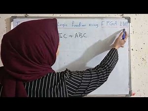 Solved example on the Implementation of logic function using FPGA look up table (LUT)