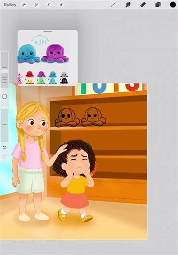 #procreate #illustration #ibispaintx #childrensbooks #storybook #shortsart #