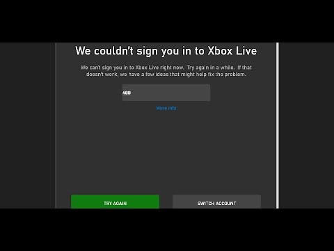 Fix Xbox Live Error Code 400 We Couldn't Sign You In To Xbox Live On Windows PC