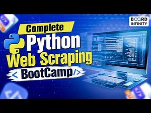 Complete Python Web Scraping BootCamp - BeautifulSoup, Selenium, XPath & Live Projects