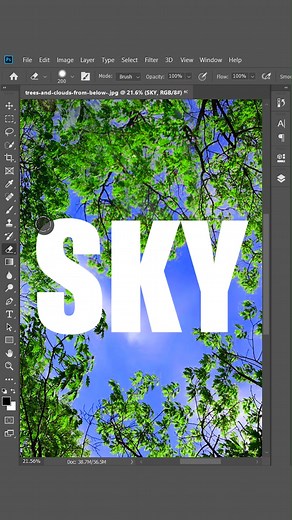 9.2K views · 125 reactions | Sky Blending Text Effect In Photoshop! . . . . Follow for more tutorial @GraphicInfluence01 . . Hashtag . . #photoshopskills #photoshoptips #photoshopart #photoshop2022 #photoshop #photoshop2023 #photoshopartist #photoshopedit #madewithphotoshop #digitalart #creative #photographymmetry #tipsandtricks #graphicdesign #graphics | Graphic Influence | Facebook