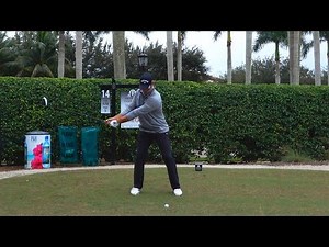 GARY WOODLAND 120fps DRIVER FACE-ON SLOW MOTION & REGULAR GOLF SWING - 1080p HD