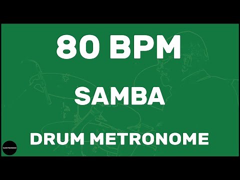 Samba | Drum Metronome Loop | 80 BPM