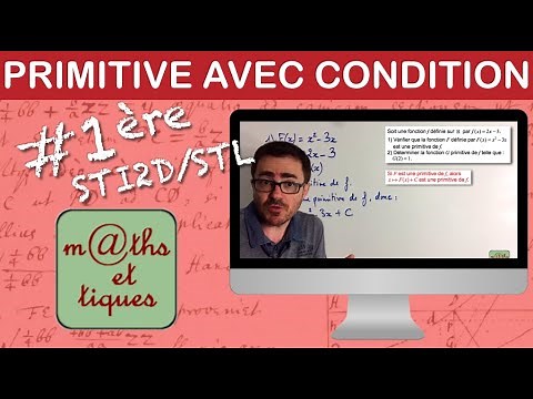 Determine the primitive of a function with a condition - First STI2D / STL