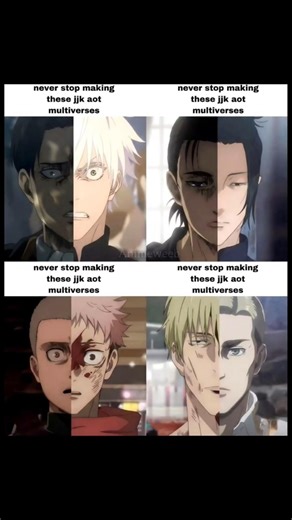 The Anime Multiverse is REAL! 🤯 JJK x AOT Look a Likes