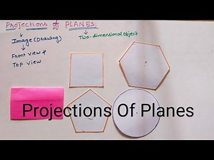 Projections Of Planes//Engineering Drawing