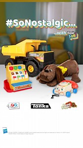 Before the age of digital, there was the age of play! Give your little ones the gift of timeless fun with classic toys like Pound Puppies, Tonka, and Fisher Price. #SoNostalgic...with Basic Fun. | Basic Fun Toys