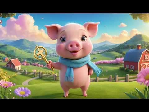 Piggy Finds a Magic Key 🐷🗝️ | Mystery & Adventure Song for Kids