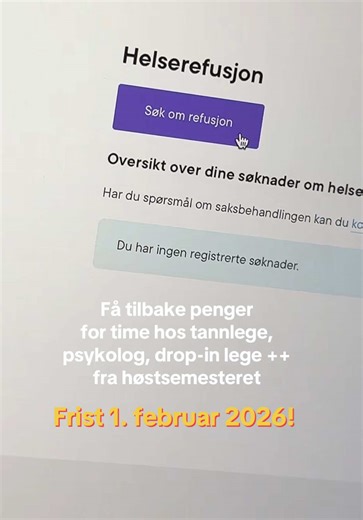 Støtte for helseutgifter fra høsten 2025!