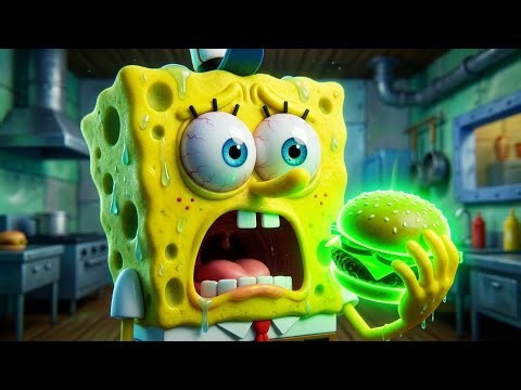 SpongeBob Found THIS in a Krabby Patty! 🍔🌌 Space Chaos | 4K SpongeBob 3D Animation
