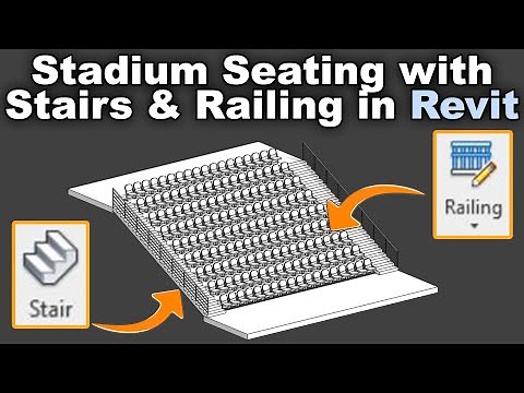 Stadium Seating with Stairs & Railing Tutorial