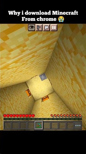 why i download Minecraft from chrome 😭 #minecraft #shorts
