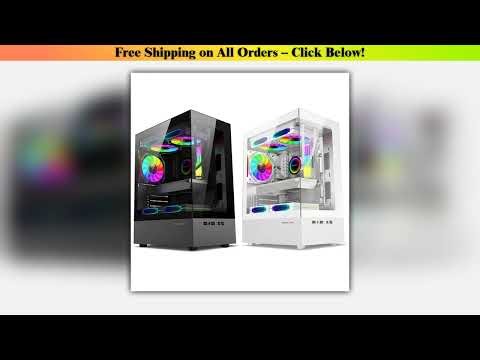 Power Train Fantasy desktop computer case supports 240 water-cooling, M-ATX design without legs,