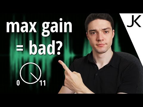 USE YOUR GAIN! The TRUTH about maximum gain setting (set preamp gain properly and minimize noise)