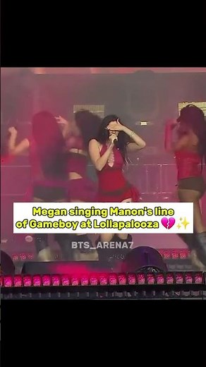 Megan singing Manon's Line in Gameboy beautifully ✨️ #katseye #kpop