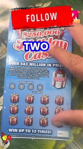 Winning Florida holiday cash ticket #floridalottery #scratch #StarsEverywhere | Nuni scratcher