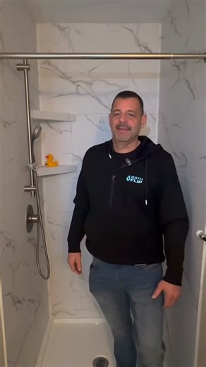 Flippin Live with another incredible family! Out with the old, in with a beautiful new shower featuring our Water Lock Technology — guaranteed leak proof 💧 Plus, this sleek brushed nickel finish completely transforms the space ✨ If you or someone you know needs a bath or shower upgrade, we’ve got you covered. Visit bathflip.com See you on the next flip! #FlippinLive #BathFlip #WaterLockTechnology #LeakProof #BathroomUpgrade | Bath Flip