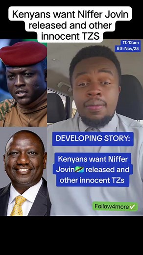 11 reactions | Kenyans want Niffer Jovin released and other innocent TZS If Samia Suluhu does not want Niffer Jovin in TZ, release her to come and stay in Kenya. | Brighton Harrison Charsles | Facebook