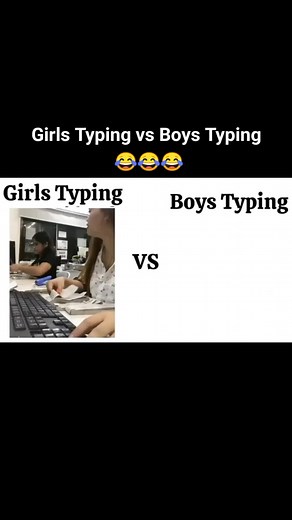 Typing Differences Between Girls and Boys