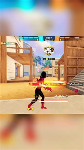 1 vs 2 cs rank full match #freefire #b2k #1vs2 #csrank