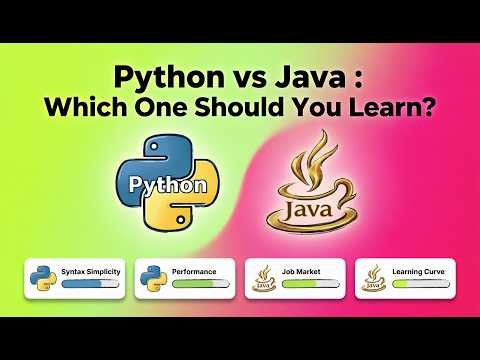 Python vs Java in 2026: Which One Should You Learn?