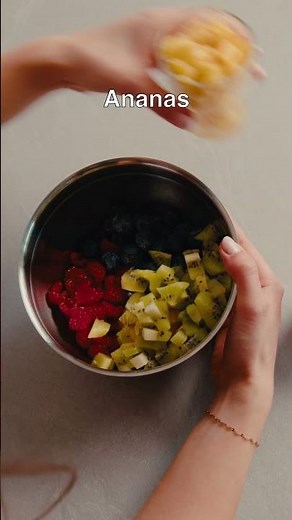 Der perfekte Snack für den Sommer ☀️🫐 #obstsalat #sommer #sommersnack #rezept #fyp