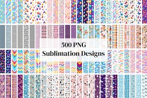 500 Key Fob Sublimation Designs: Floral PNG Graphics (digital Download) - Etsy