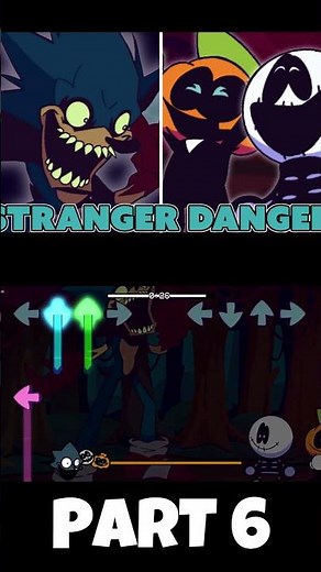 PLAYABLE STRANGER DANGER (PART 6) [RETAKE] (FNF MOD) #shorts