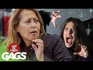 Haunted Poster Scares Strangers Prank