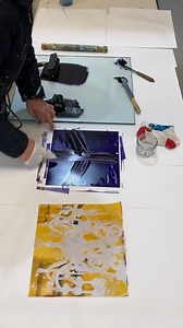 Clare Woods Monoprinting