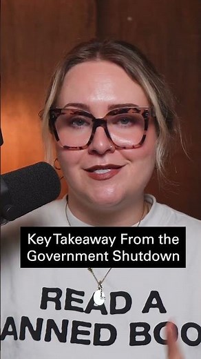 My main takeaway from the government shutdown.