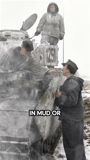 Why did German tank crews attach a log to their tanks?