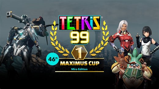 27K views · 235 reactions | The Tetris 99 46th MAXIMUS CUP – Mira Edition will run from 3/14 at 12am PT – 3/17 at 11:59pm PT! Once you’ve accumulated a total of 100 event points, a new theme will unlock, featuring art, music, and Tetrimino designs! | Nintendo of America | Facebook