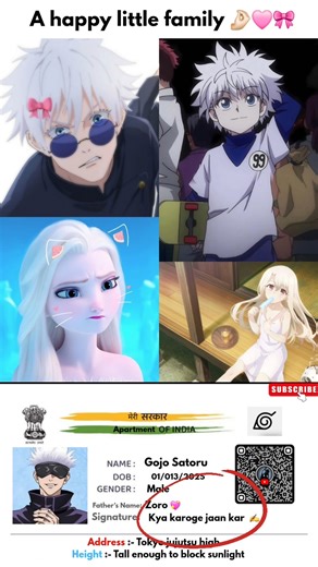 Let it go Nah, I’ never let Elsa go 🤌🏻🎀❄️ #shorts #naruto #anime #jjk #frozen #elsa #memes #family