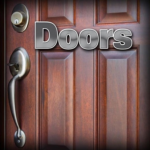 Automatic Sliding Glass Doors at Supermarket Open and Close Door, Sliding Sound Effect