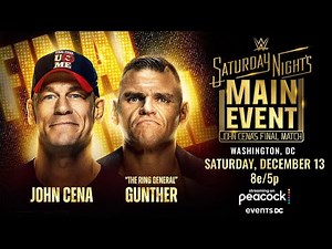 WWE Saturday Night’s Main Event 2025 theme song OBSESSION (John Cena’s FINAL MATCH)