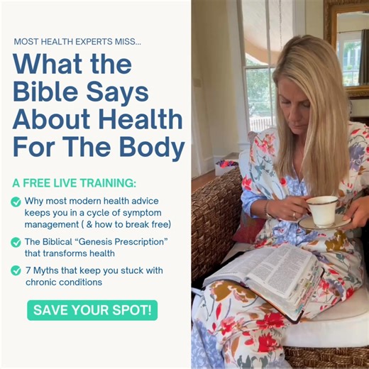 After years of hitting medical brick walls with personal health issues, including a genetic skin condition, digestive problems and infertility, I started seeking holistic solutions and pouring myself into His Word more than ever. With changes to my diet and learning about my body, I started to notice my health improving. My skin cleared, my digestive issues healed, and I finally fell pregnant easily and naturally. That was over 10 years ago. Since then, I have helped THOUSANDS of Christian women